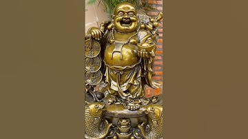 Phật di lặc gánh tiền #đồcổ #phongthuy