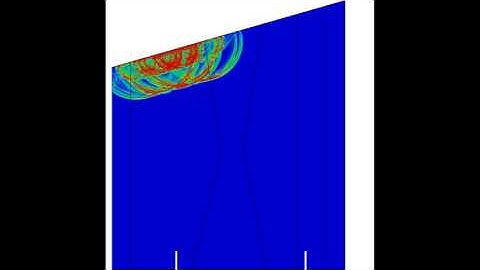 Phase array ultrasonic wave propagation fot NDT testing