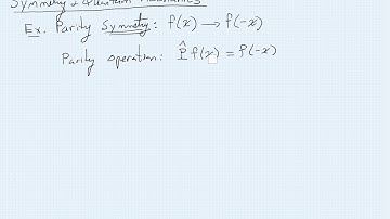 L30.4a Symmetry and QM   Parity Operator