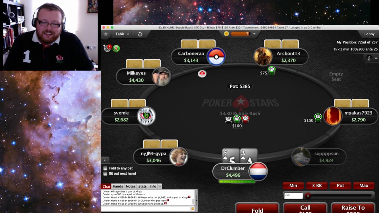 Poker bubble rush strategy take the odds in craps