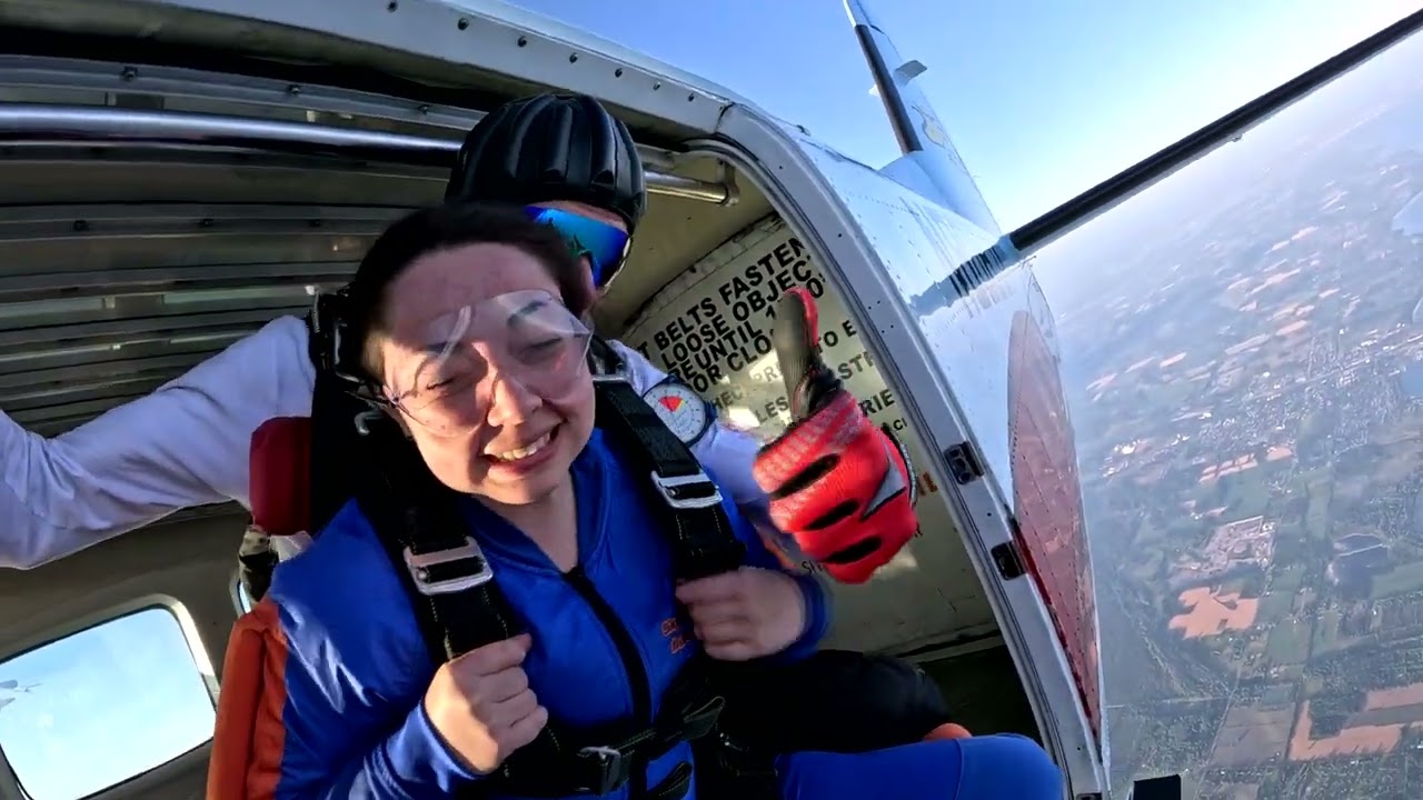 Charlotte's first skydive July 2024