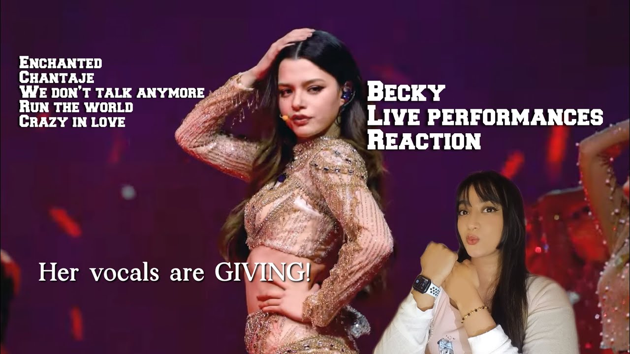Becky's concert REACTION | 