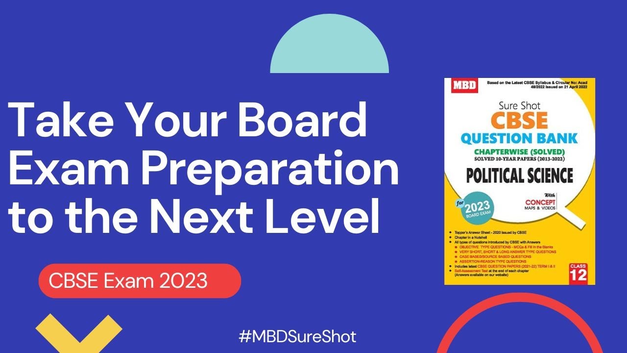 MBD Sure Shot CBSE Question Bank For Board Exam 2023