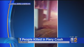 Street Racing Likely To Blame For Fiery Burbank Wreck Which Killed 3, Injured 2