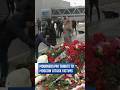 Mourners pay tribute to Moscow attack victims. #skynews