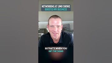 NETWORKING AT LIMO SHOWS BOOSTED MY BUSINESS
