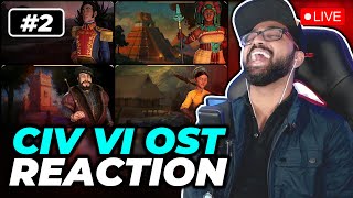 Civilization VI OST Reaction | New Frontier Pass OST Pt. 2 (Gran Colombia, Maya, Portugal, Vietnam)