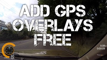 Add GPS Data Overlays to GoPro Video For Free!