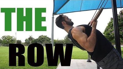 How to BODYWEIGHT ROW (Beginner guide)