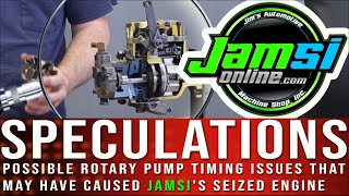 Troubleshooting Rotary Pump Timing & Speculation Why @JAMSIONLINE $500 Allis Chalmers Engine Seized