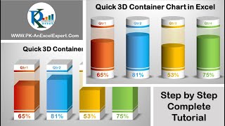 quick 3d container chart in excel