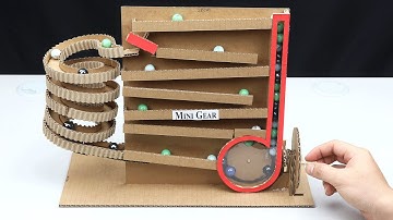 How to Make Marble Run Machine no DC motor
