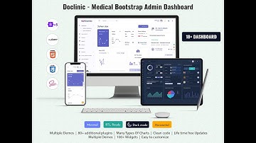 Best Responsive Medical Dashboard with Bootstrap UI Kit – Doclinic