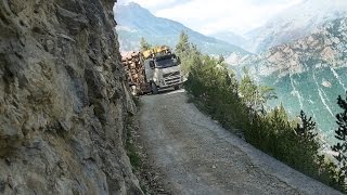 EXTRÊME TRUCK DRIVER  RAVIN DE LA PLATTE  EN HAUTE MONTAGNE GOPRO