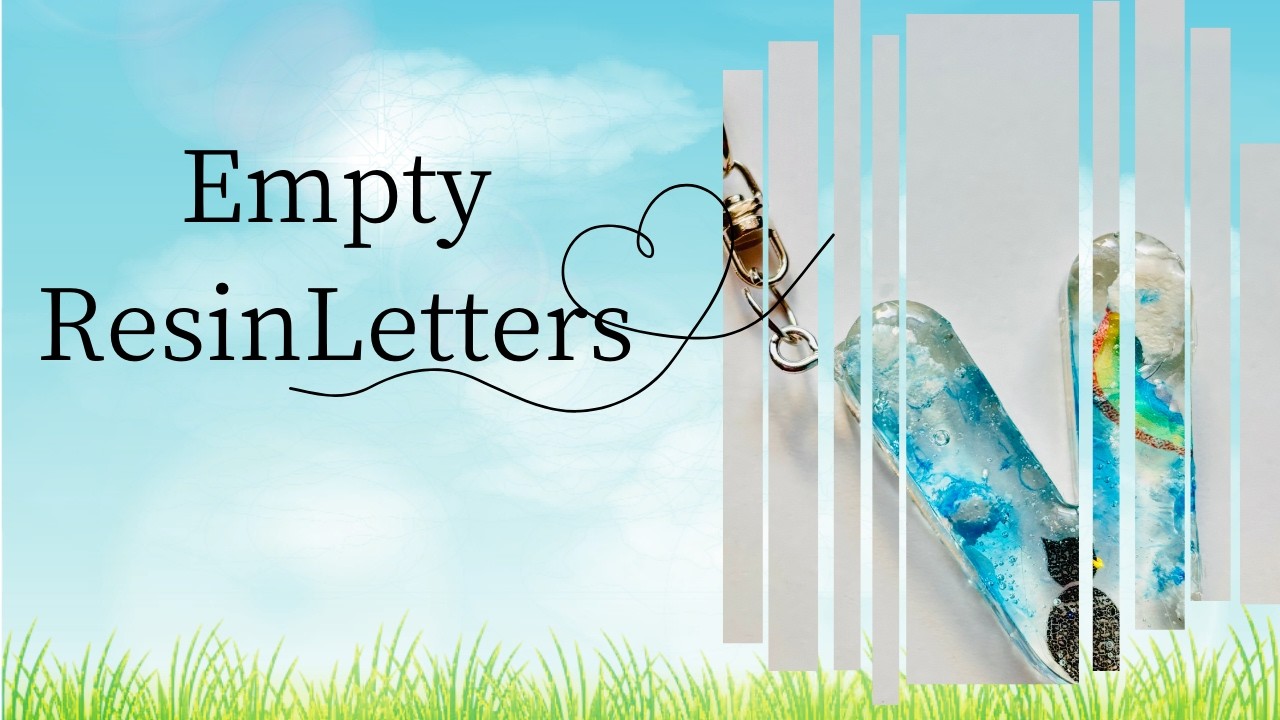 DIY Cloud Letter Keychain with Resin ☁️ Easy Resin Tutorial for Beginners