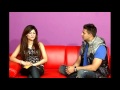 Sehrish Zafar TV Presenter interviewing UK singer Jaz Dhami - 11 April 2010