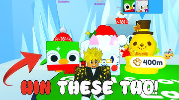 How Many Huge Mrs. Claws & Huge Jolly Penguin Can I Hatch Using 4 Account? Pet Simulator X! Roblox