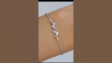 Daily wear silver bracelet design #stylish #fashion #silver #shorts @fascinationchannel