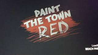 Paint the town red my new level (hard) beach party Resimi