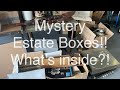 Mystery Estate Boxes! What will we find inside?!