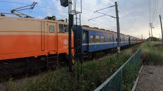 11/8/2021 台鐵 554次 莒光號 本務E212電力機車 附掛行包 大林北通過 / Taiwan GE E42C leading Juguang express & Baggage cars