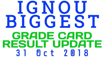 BIG update on IGNOU RESULT 2018 REVALUATION RESULT GRADE CARD UPDATE By TIPS GURU