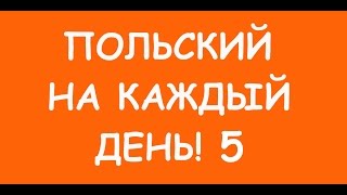 ПОЛЬСКИЙ НА КАЖДЫЙ ДЕНЬ