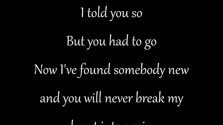 Stacie Wilson - I Told You So