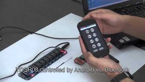 TOSR08 Smartphone Relay Control --  Via Bluetooth and Wifi By Android and Iphone IOS