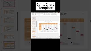 Powerpoint - gantt chart template #office #productivity