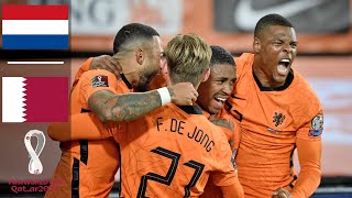 Netherlands vs Qatar - All Goals & Highlights 2022
