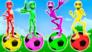 dame tu cosita - puzzle - wrong heads top superheroes - green - alien - dance screenshot 2