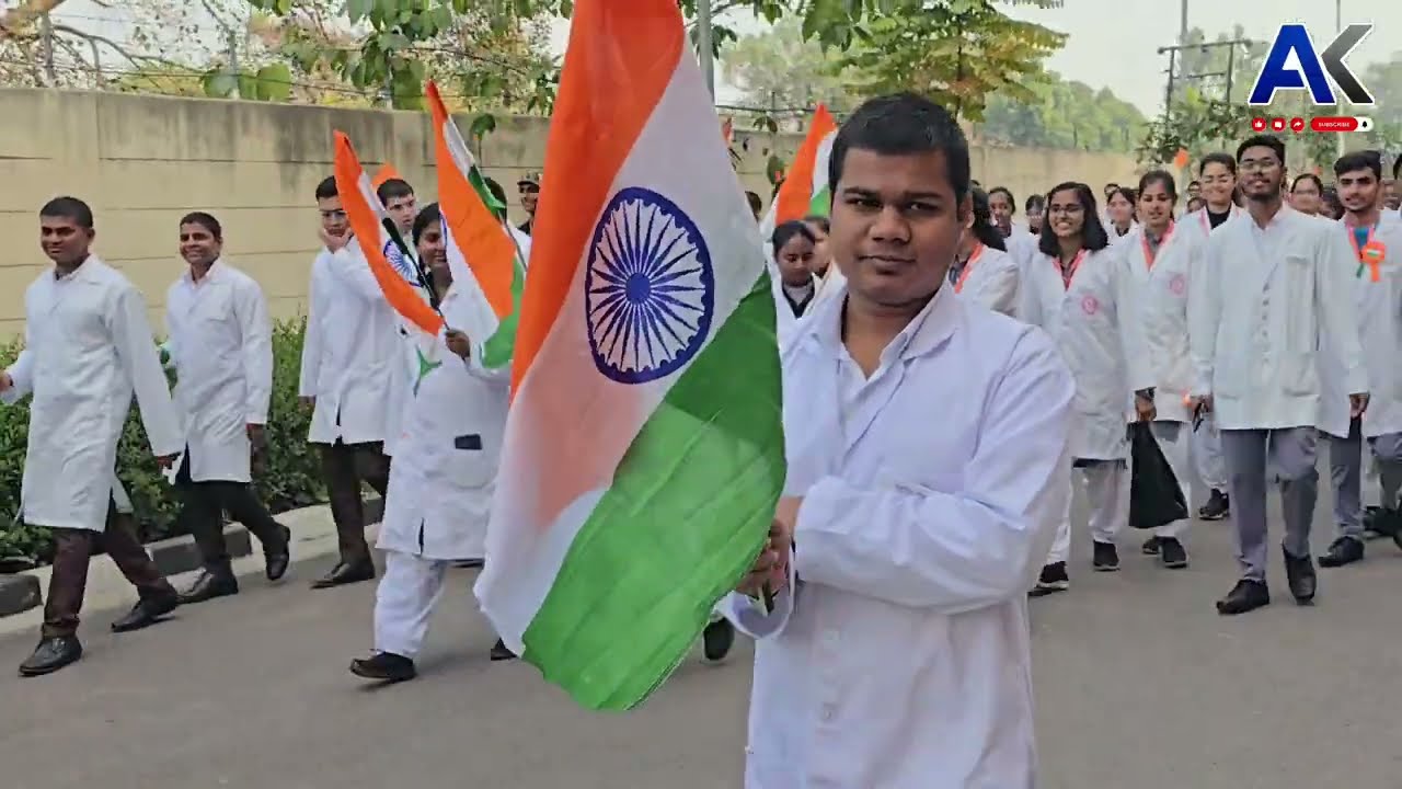 Republic Day Prade at ASMC_SULTANPUR #medicalcollege #mbbs #trending #health #trending 🇮🇳🎉🥳
