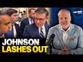 Mike Johnson Gets Heated With Manu Raju After Trump Press Debacle 