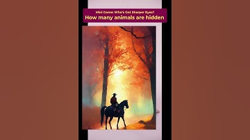 Find the Hidden Creatures Fast Beat This Eye-Test Challenge #590 #AnimalPuzzle