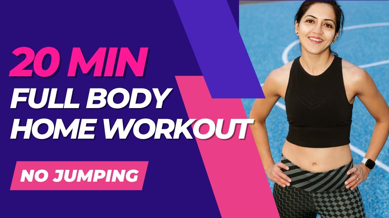 Full Body Home Workout For Beginners | No Jumping Exercises | No Equipment | Half Life To Health