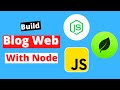 Build a blog with Node js [Arabic]