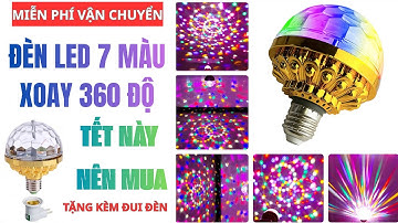 Đèn LED Xoay 7 Màu 360 Độ Có Thực Sự LÀ LỰA CHỌN TỐT Cho Bạn?