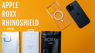 Clear Cases die WIRKLICH nicht gelb werden! | Rhinoshield | ROXX | Apple Clear Case