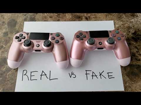 PS4 Dualshock 4 Controller FAKE identical vs ORIGINAL Real
