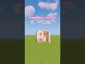 초간단 2x2 벚꽃집 만들기🌸| Super Easy 2x2 Cherry Blossom House🌸 #minecraft #starter #survivalhouse #shorts