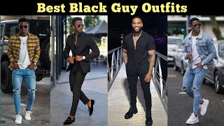 Black Men's Fashion 2023 | New Attractive Outfits For Black Men | Best Black Men's Outfits 2023!