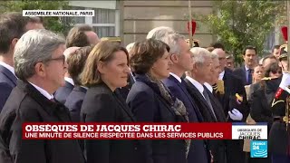 Obsèques de Jacques Chirac : une minute de silence observée dans les services publics