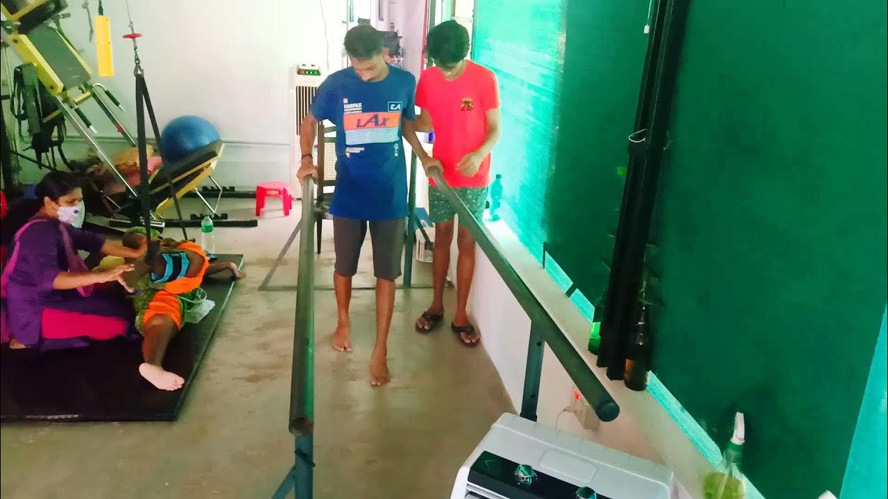 gait training and assessment in parallel bar YouTube