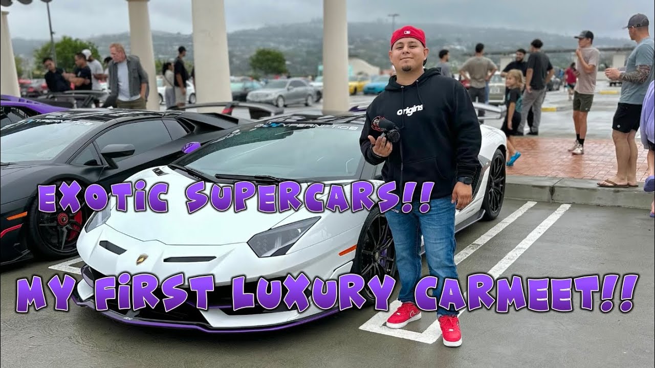 EXOTIC CARS & COFFEE IN LOS ANGELES!! *EXOTIC SUPERCARS*