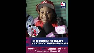 KODI HATULIPI NA KIPIGO TUMEWASHUSHIA TRA UNITED