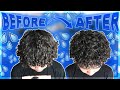 How To Get CURLY Hair 💆🏻‍♂️ | Perm Tutorial 🦋