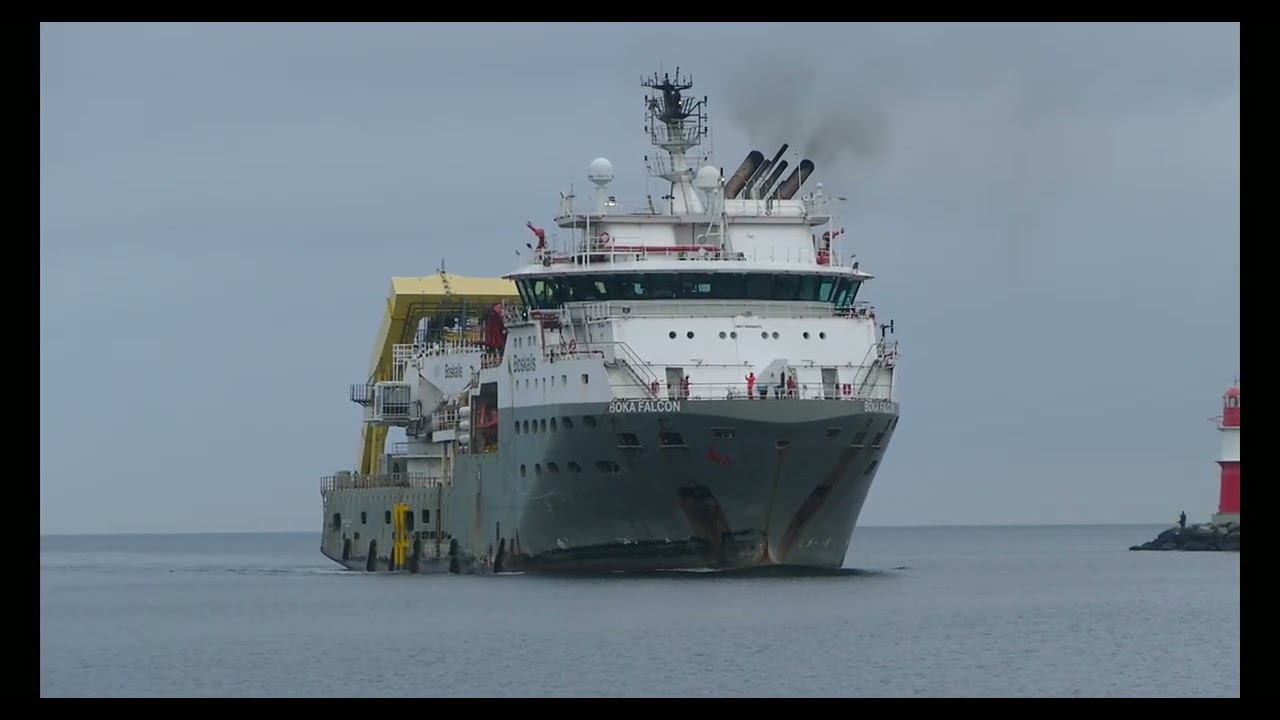 Shipspotting Warnemünde Part 39 | großer Bulker, Spezialschiff & Schleppverband | 4K