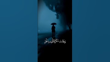 اكتب شيء تؤجر عليه 😴🤍 اذكر الله يذكرك #قران كريم بصوت القارئ إسلام صبحي