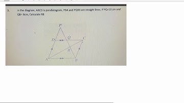 Geometry Example: Parallelogram and Similar Triangles